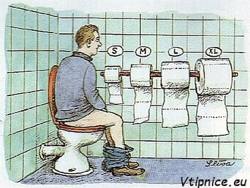 Vtipné a srandovní obrázky s textem na Facebook - druhy toaletního papíru, toaleťáku