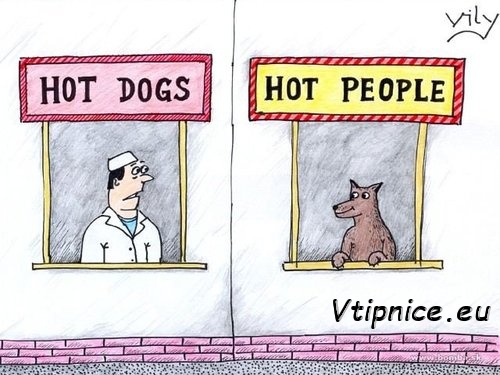 Vtipné srandovní obrázky s textem na facebook - Hot dog