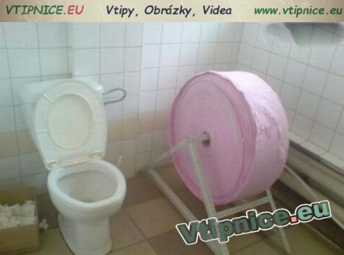 Srandovní obrázky - maxi toaleták