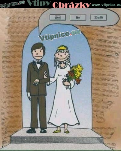 Vtipné a srandovní obrázky s textem na Facebook - svatba