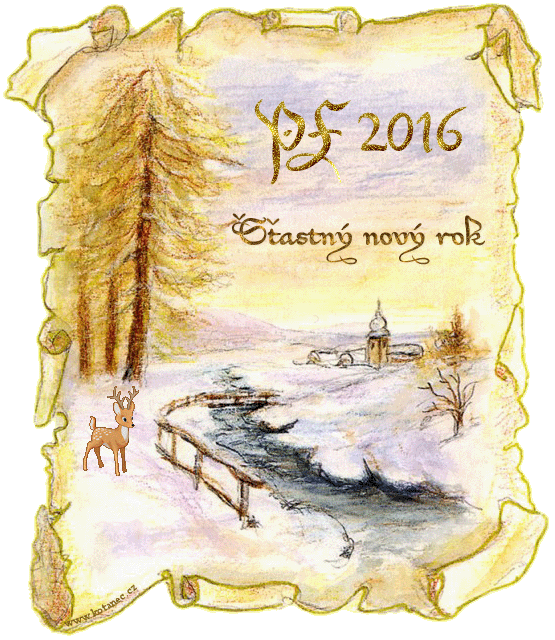 Novoroční obrázky přání pd 2016