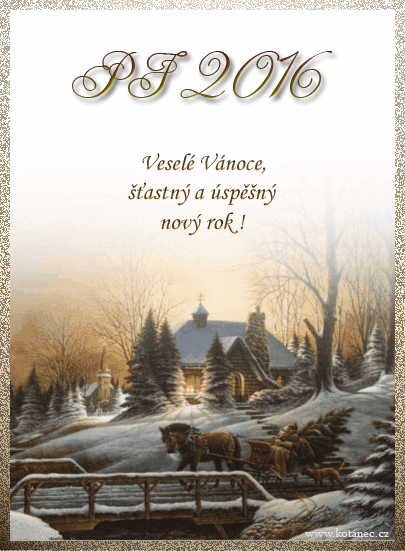 Novoroční přání obrázky - pf 2016