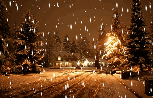 Sněží - štatsné a veselé vánoce